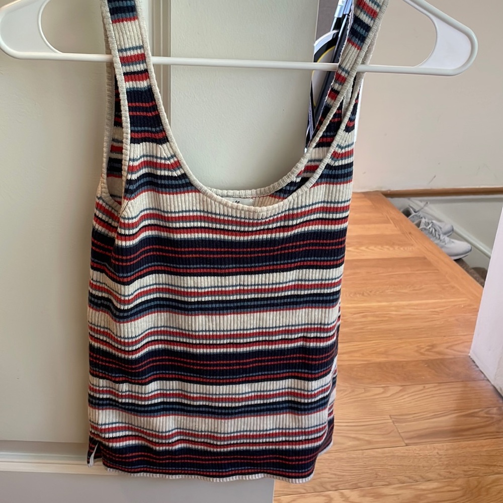Madewell striped tank top